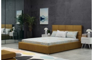 Łóżko tapicerowane MODERN z pojemnikiem 160x200 cm WYPRZEDAŻ