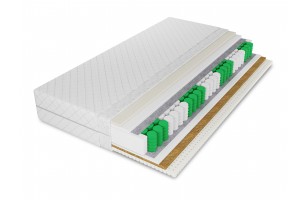 Materac kieszeniowy dwustronny PREMIUM DUO HYBRID vico...