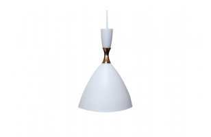 Lampa sufitowa loftowa metalowa wisząca AT1-1SZ-Biała