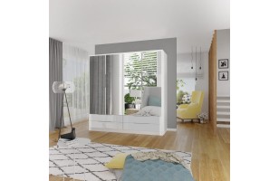Szafa JASMINE 207 LUSTRO+LED